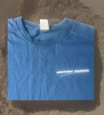 Northrop Grumman Team Issued Logo Promo Tee Shirt 3XL Blue Authentic Vintage