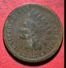 1885 US Indian Head Cent! Good! Harder to Find! Lower Mintage!