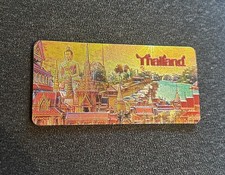 Souvenir Kühlschrank Deko Magnet Thailand, 9,0x4,5 cm groß, NEU Accessoires