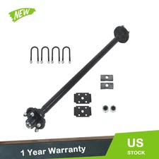 Fits For 2000# Trailer Axle 44" Hub Face 5 Lug Hubs Utility for Boat Camper