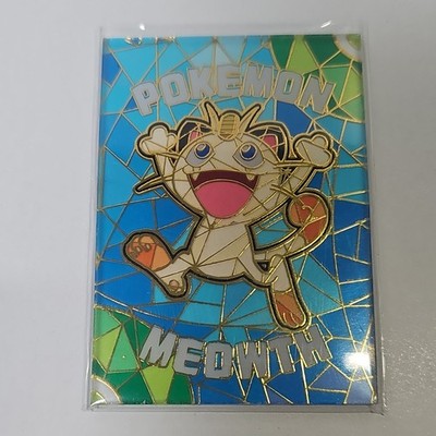 Pokémon Elf Eif Origin Collection STAINED GLASS ACRYLIC CASE HIT ~ Meowth