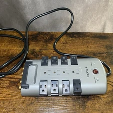 Belkin Surge Protector Power Strip w/ 8 Rotating & 4 Standard Outlets