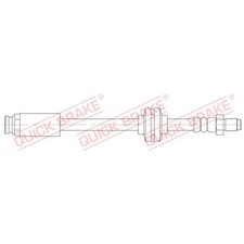 2x Bremsschlauch vorne für Alfa Romeo Mito 955 | 23902944