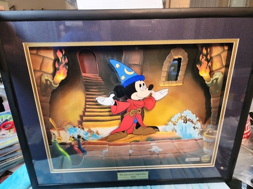 Mickey Mouse Sorcerer' Apprentice Disney Mechanical Animated Picture Animations