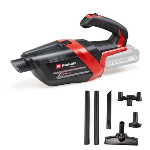 Einhell TE-HV 18/06 Li-Solo 2347190, Cordless Handheld Vacuum Cleaner, red,