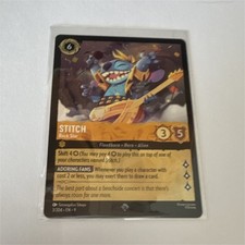 Disney Lorcana Stitch - Rock Star Rare The First Chapter Card 3/204