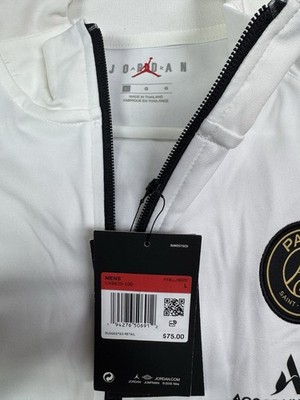 Nike Jordan Paris Saint-Germain PSG Warm-Up Jacket Size Large