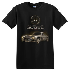 Mercedes Benz 300SL 1954 Vintage Classic Car T Shirt Collectors Graphic Art Tee