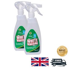 Natural DriPak White Vinegar, 2 x 500ml - Effective Limescale & Odor Remover 13.99 per litre