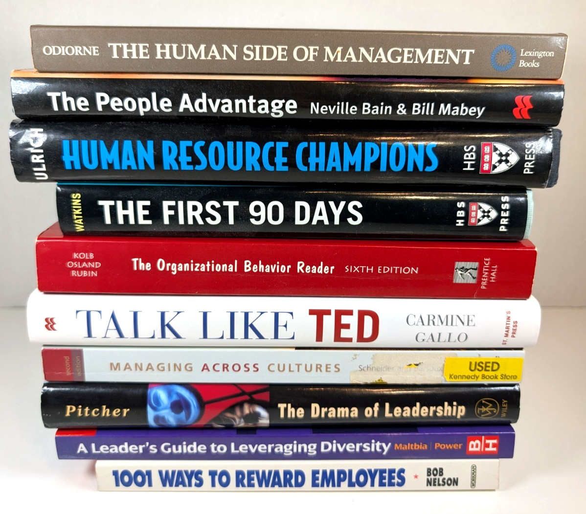 Lot Of 10 Business Coaching Leadership Remote Work Management Entrepreneur Books