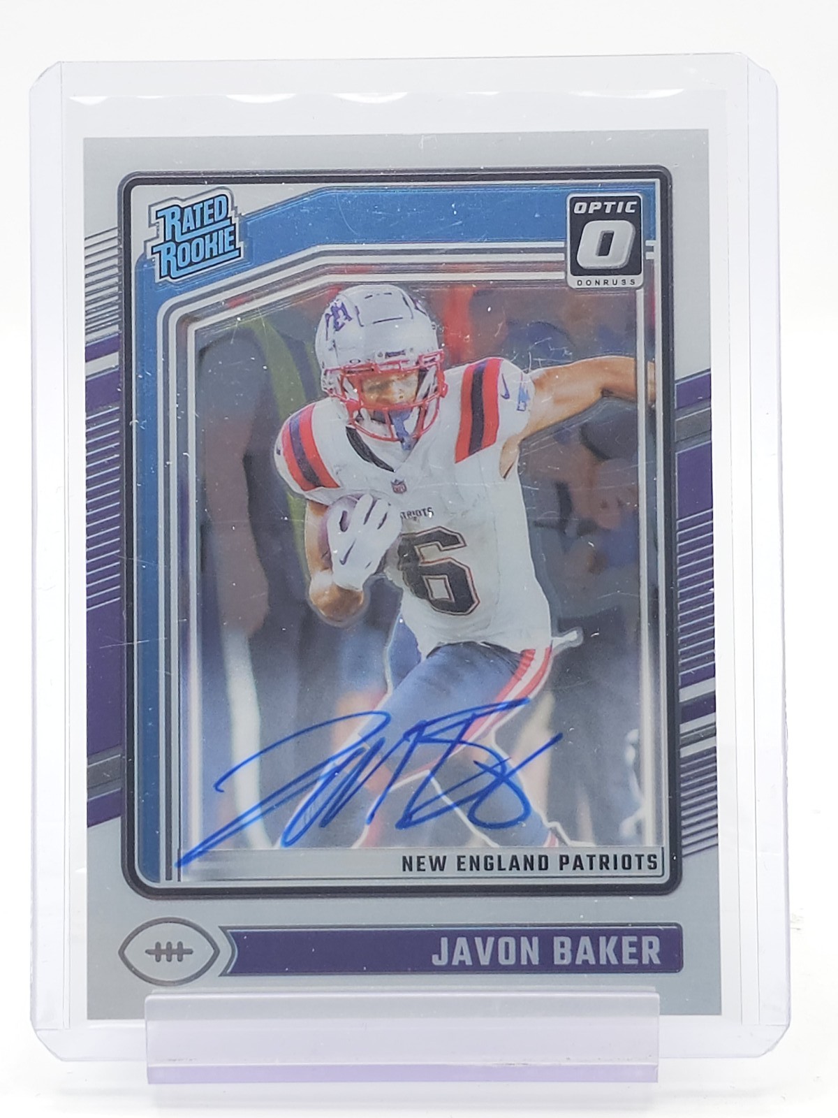 Javon Baker Panini Donruss Optic #245 Autograph