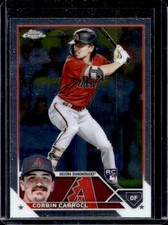 2023 Topps Chrome Corbin Carroll RC Rookie #95 Diamondbacks
