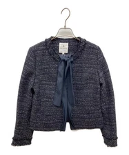 LANVIN en Bleu                    tweed jacket black 3916219
