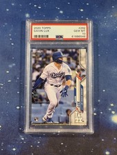 Gavin Lux Rookie Card 2020 Topps Series 1 #292 RC Los Angeles Dodgers PSA 10. rookie card picture