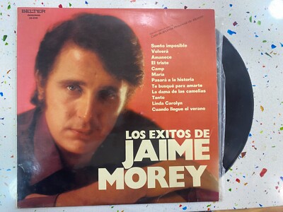 JAIME MOREY Los Exitos LP Vinyl SUEÑO IMPOSIBLE 33 rpm Pop