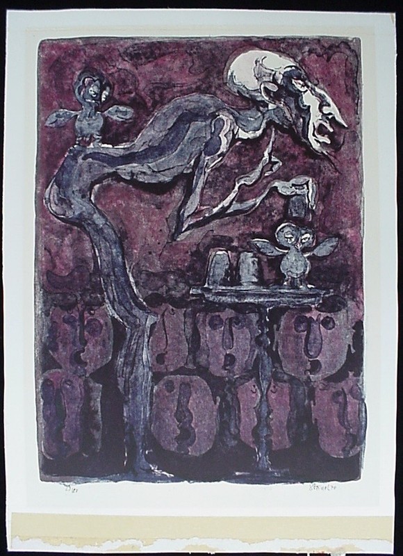 ABRA CADABRA - Kurt Stenil's SIX Color Lithographs - From 1970 Germany!!