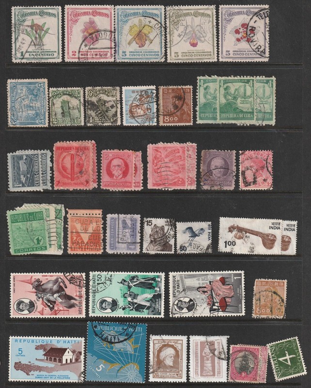 WORLDWIDE STAMP MIXTURE, 135 Used Stamps
