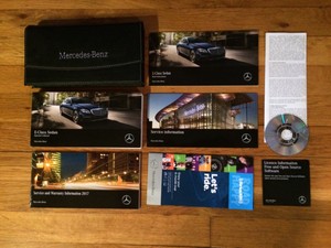 2017 / 2019 MERCEDES BENZ E CLASS OWNERS MANUAL SEDAN E300 AMG E43 E63