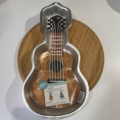 Wilton GUITAR w/ Options Cake Pan Mold #2105~570 w/ Instructions New Old Stock