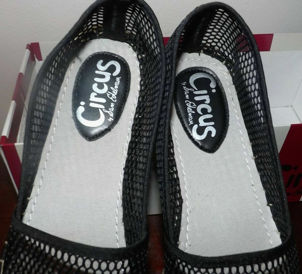 Circus by Sam Edelman Black Slip-On Loafers with Espadrille Trim CIRCUS BY SAM EDELMAN FLAT SLIP ON COMFY BLACK LOAFER SHOES  main image 3