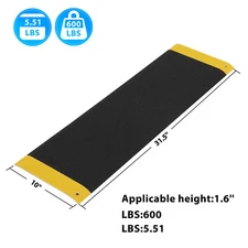 10" x 31.5" Aluminum Threshold Ramp for Power Wheelchair Scooter