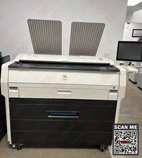 KIP 7170 36 Inch Monochrome Wide Format Printer Scanner 2 Roll Feeder 6D PPM
