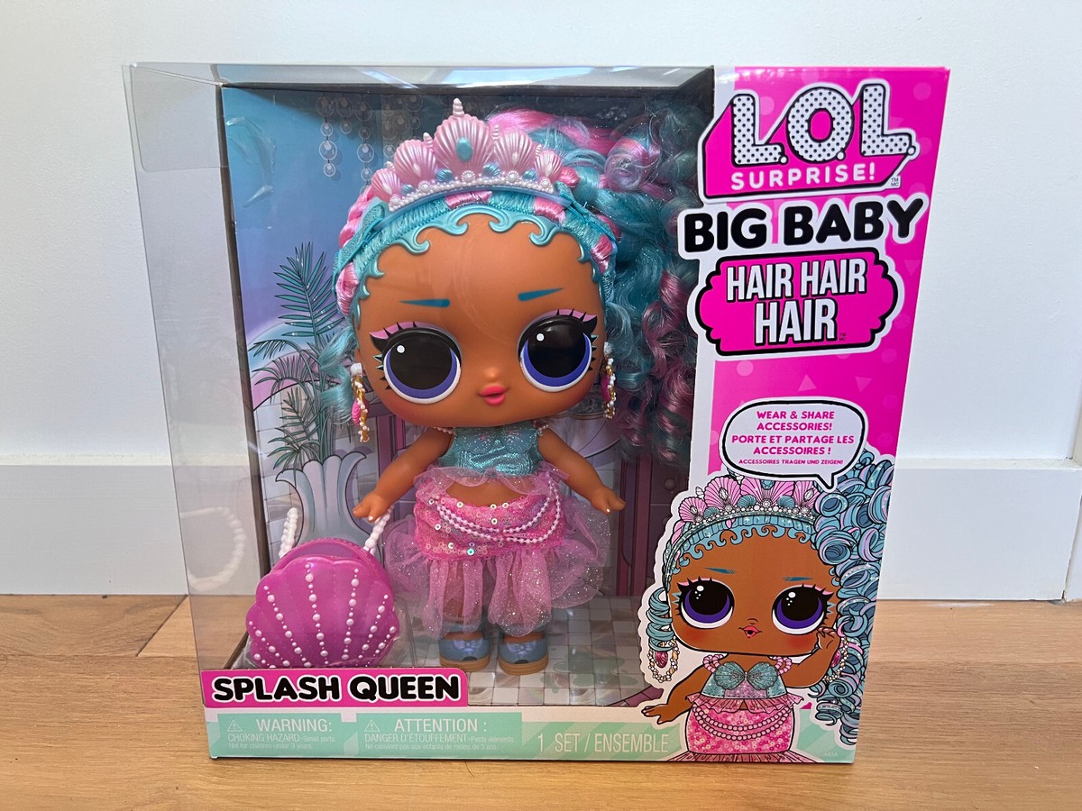 RARE! Collector's Item! LOL Surprise Big Baby Hair SPLASH QUEEN