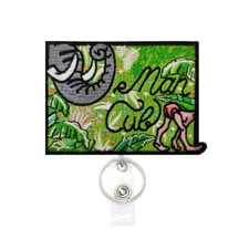 Reeleer Forest Elephant Monkey Badge Reels Retractable with Alligator Clip an...