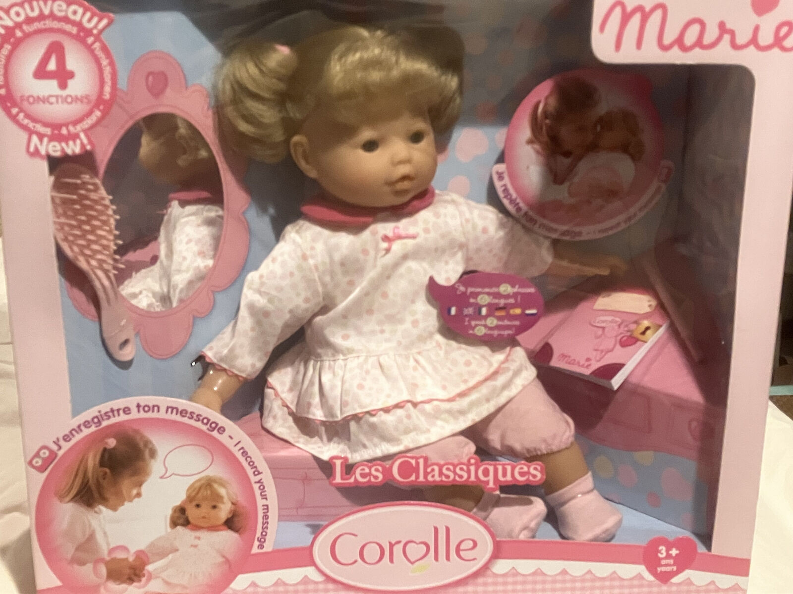 Corolle Les Classiques Marie 17" Play Doll - Says 2 Phrases 