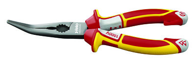 Felo 63801 6.75'' Chain Nose Radio Pliers 45 Degree Bent Nose VDE