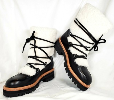 isha genuine shearling hiking boot