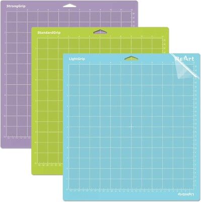 Cutting Mat for Cricut Explore One/Air/Air 2/Maker 12x12 inch Pack mix 
