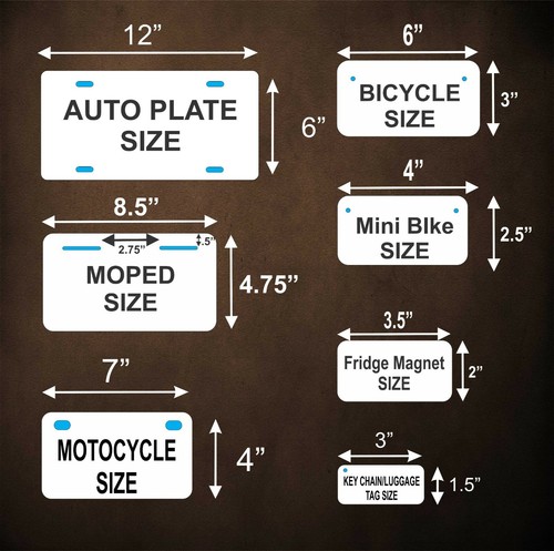 South Korea Blue License Plate Personalized Car Auto Bike Motorcycle - Picture 2 of 9