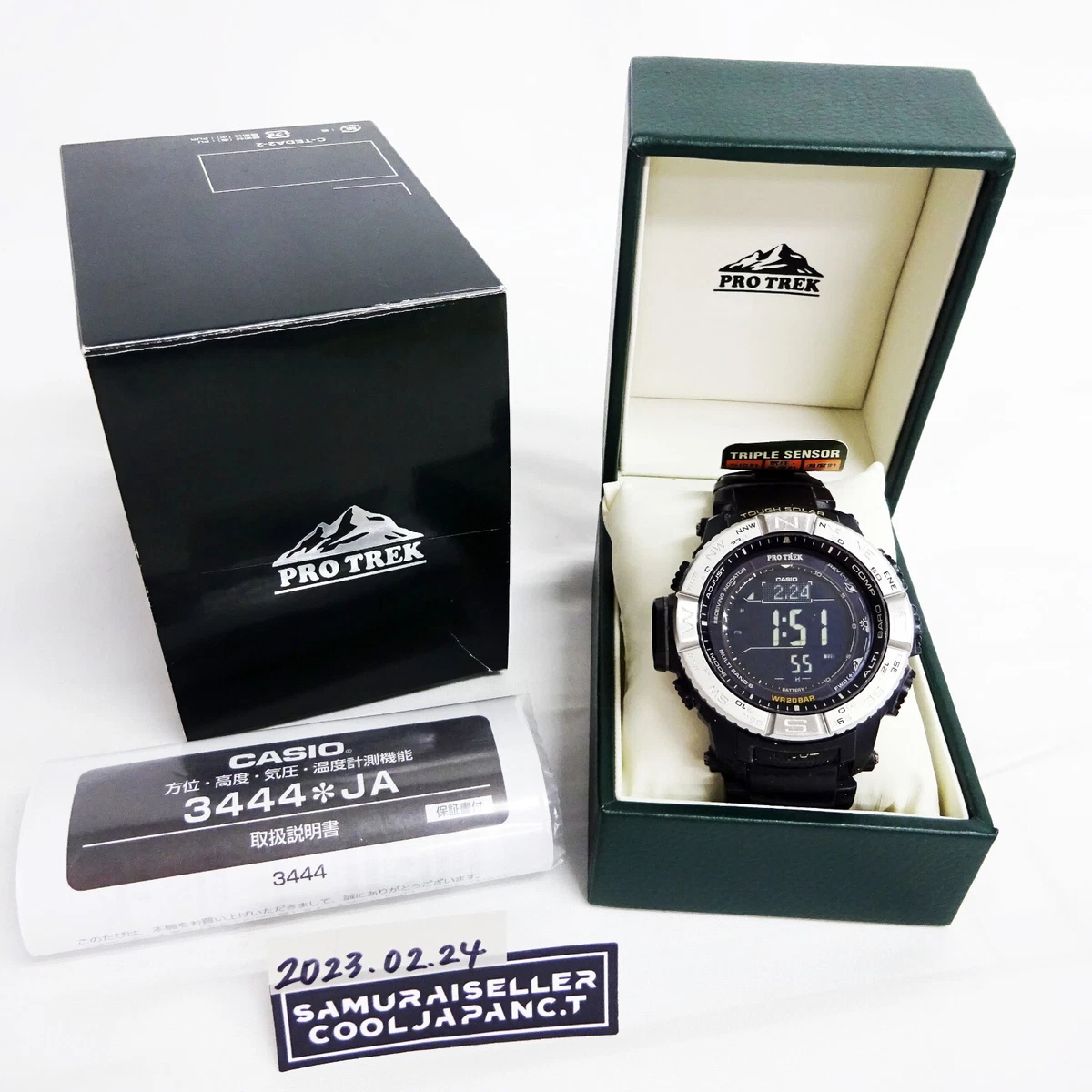 Casio pro cheap trek prw 3510
