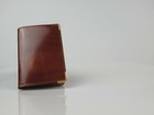 Brown Bifold Leather Wallet (80mm x 115mm) New In Box - 125