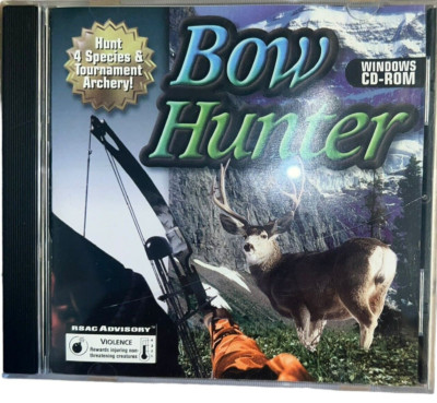 Bow Hunter and 3D HUNTING Trophy Game CD-ROM PC Game