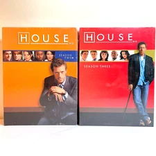 HOUSE: SEASON TWO & THREE (DVD) Hugh Laurie - TV Series Drama Mystery - NEW