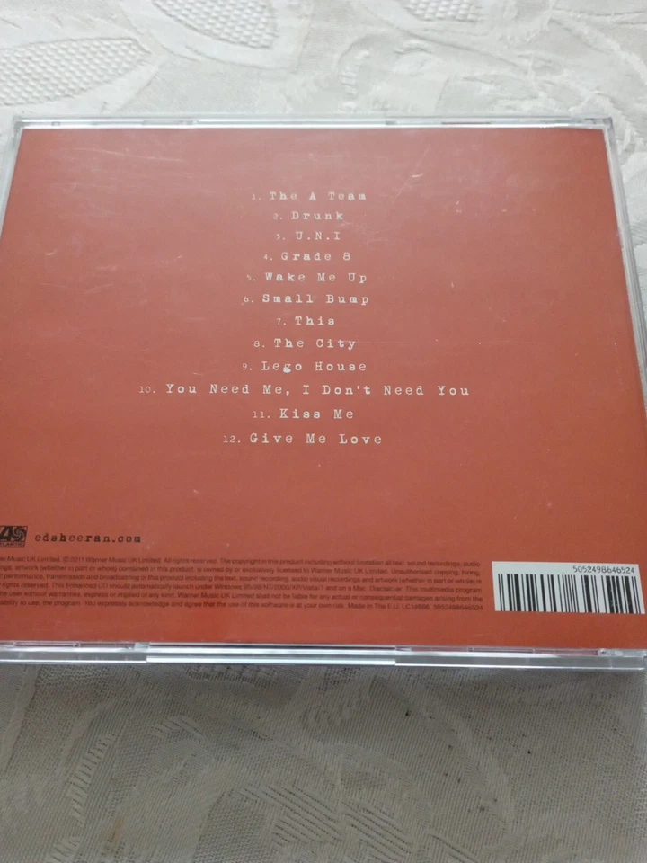 Ed Sheeran 5 CD Bundle Plus Hand Signed Mathematics Tour Poster NEW - Image 4 of 4