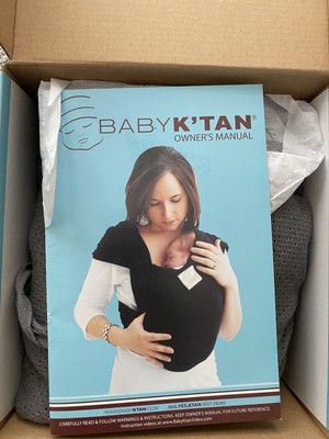 Baby K'Tan Breeze Baby Carrier, Charcoal, Small (760921367551)