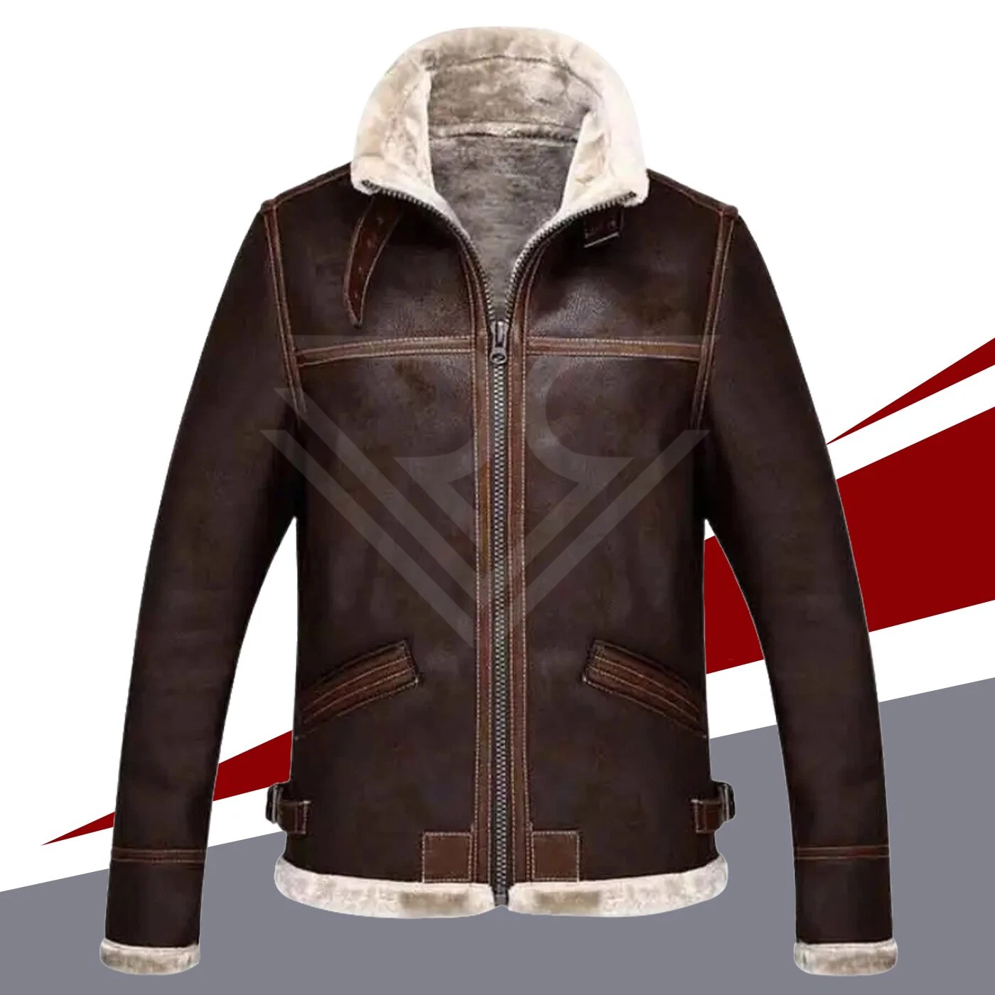 Leon Kennedy Inspired Leather Jacket | RE4 Bomber Style Gaming Cosplay