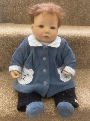 Vintage Sigikid Artist Doll: Boy Jannie de Lange. Box.