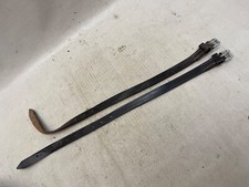 2 LEDER RIEMEN WIE WEHRMACHT NVA DDR MANTELRIEMEN DECKE BROTBEUTEL RÖDELRIEMEN