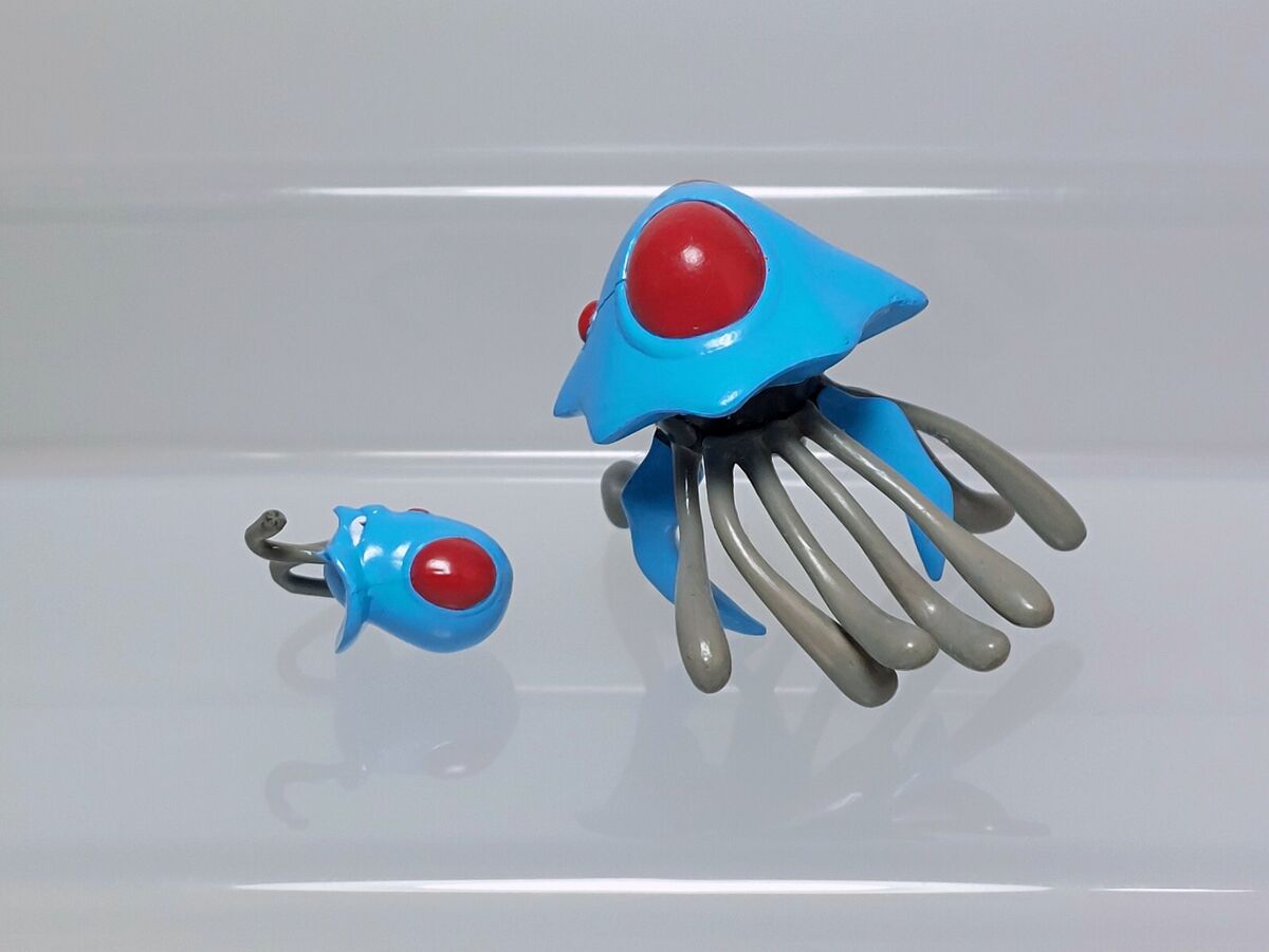 Tentacruel Tentacool Pokemon Zukan 1/40 Scale Figure Tomy Tentacruel Tentacool Pokemon Zukan 1/40 Scale Figure Tomy