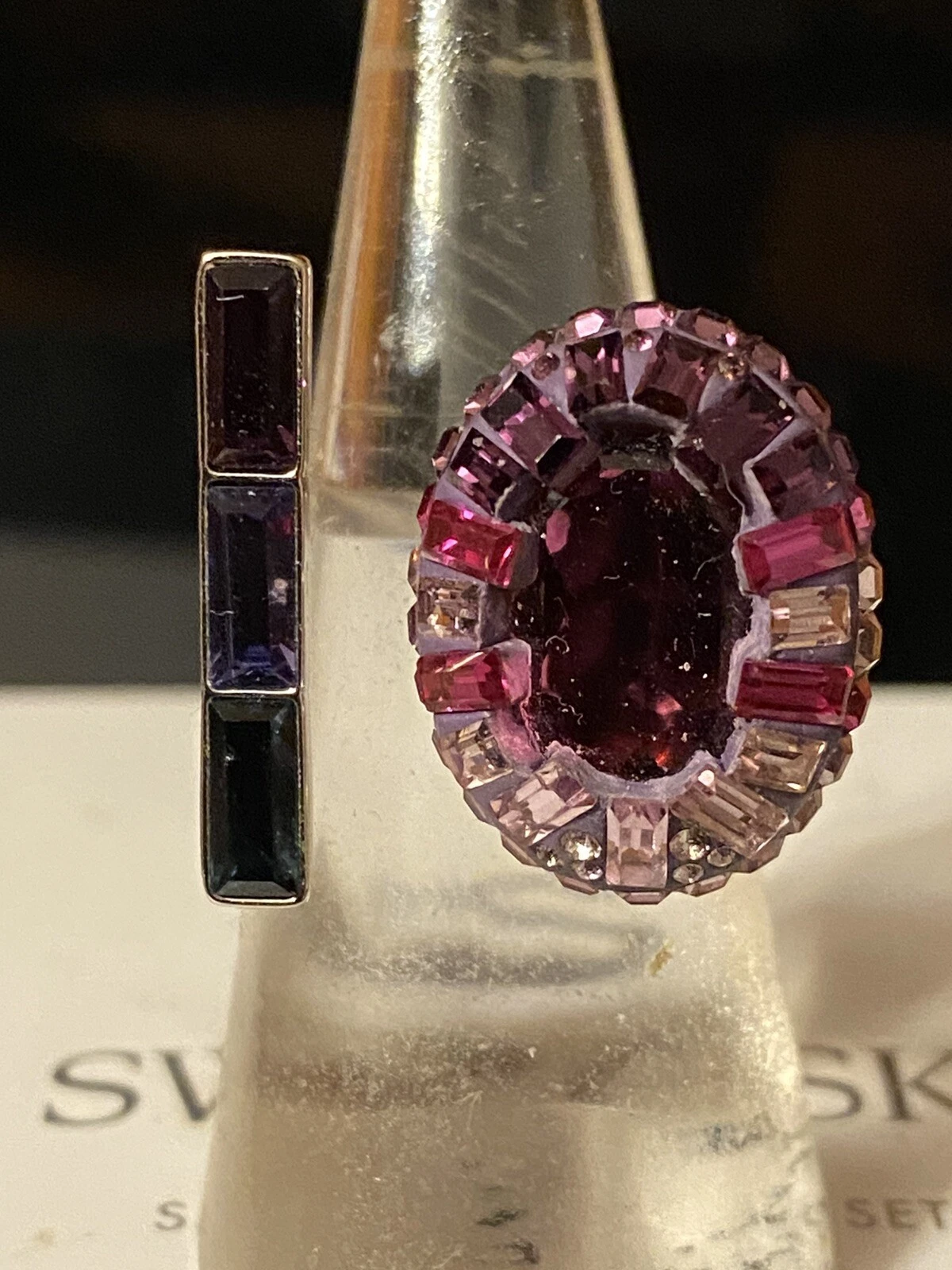 Swarovski DMUL/RHS Open Ring. 5221518 (Size 58)