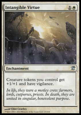 MTG Magic the Gathering Intangible Virtue (19/297) Innistrad LP