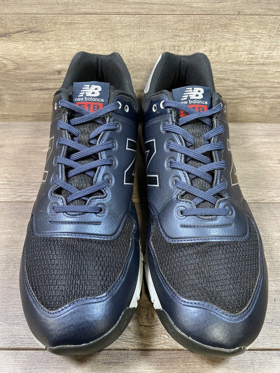 New Balance 518 Spikeless NBG518 Navy Red Golf Shoes  display picture 2