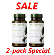 2-PACK Nu Skin Nuskin Pharmanex Tegreen 97  120 Caps -NEW STOCK-  03/2027