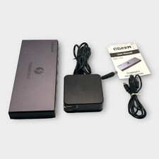 QGeeM 15 in 1 USB C Thunderbolt 4 Docking Station Dual Monitor 4K or Single 8K