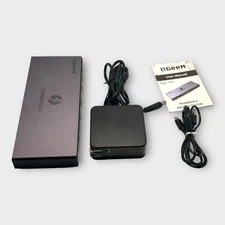 QGeeM 15 in 1 USB C Thunderbolt 4 Docking Station Dual Monitor 4K or Single 8K