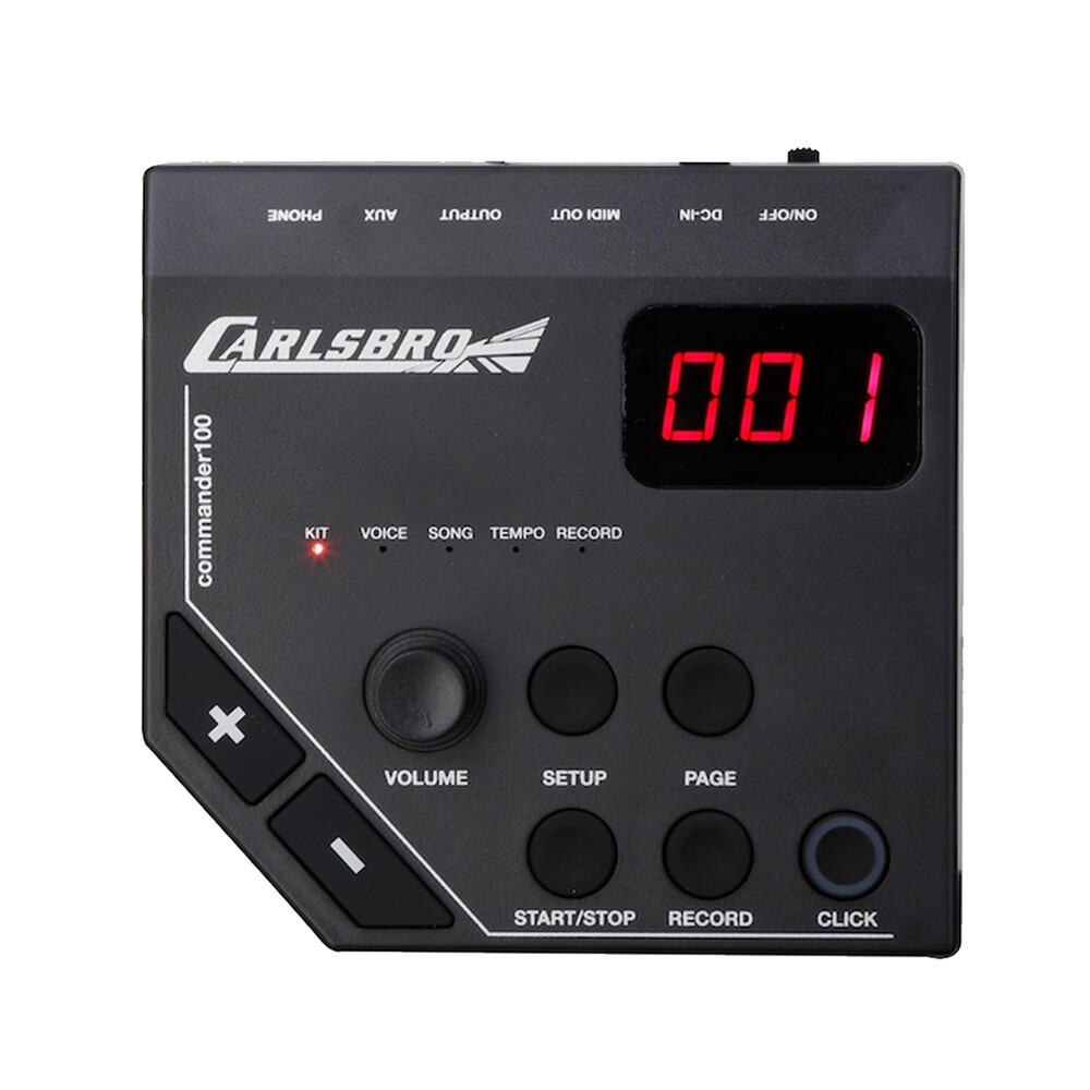 Carlsbro CSD100 RPLUS 7Piece Electric Drum Kit USB MIDI Headphones